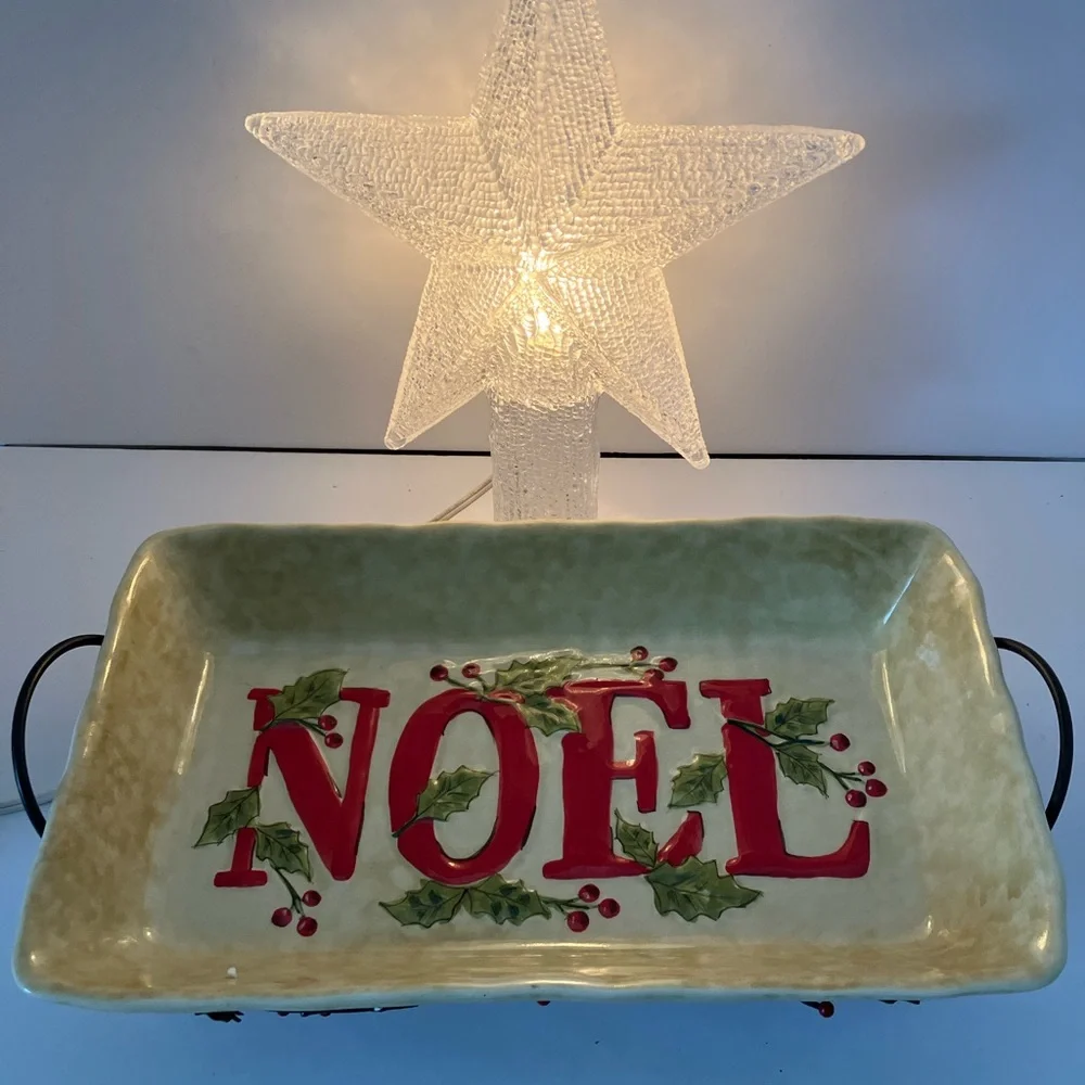 Casserole Dish and Christmas Star